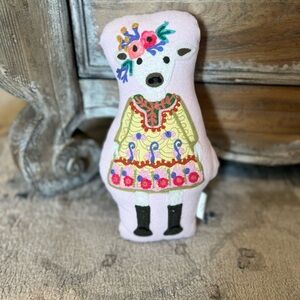 Karma living cow shaped throw pillow